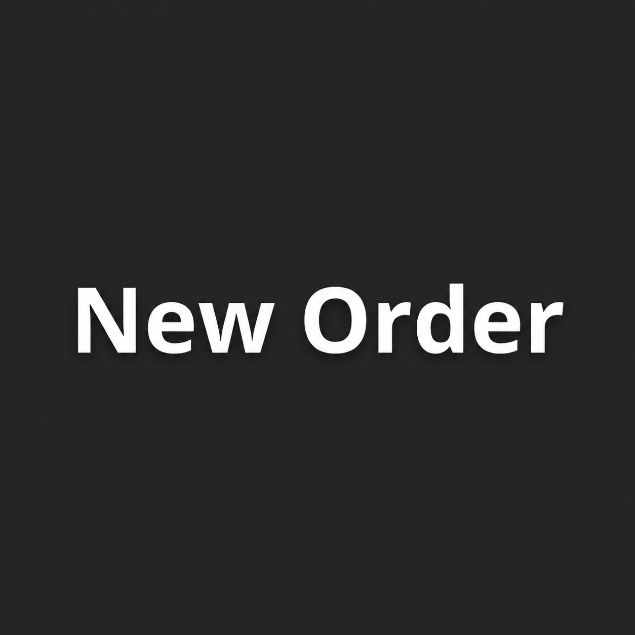 New Order